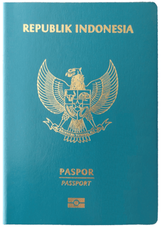 Front Cover of Indonesia Passport