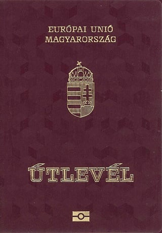 Front Cover of Hungary Passport