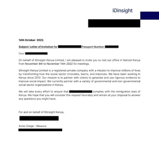 Kenya-Business eTA Invitation Letter Requirement Kenya-Business eTA Invitation Letter Requirement