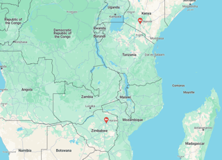 bus routes nairobi to harare and burundi