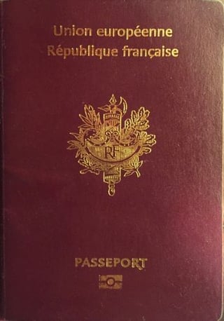 Front Cover of France Passport Front Cover of France Passport