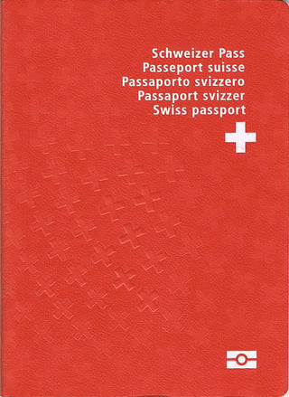 Front Cover of Switzerland Passport
