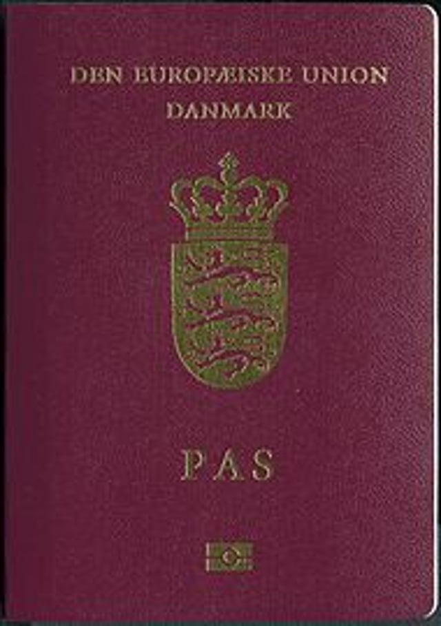 Front Cover of Denmark Passport
