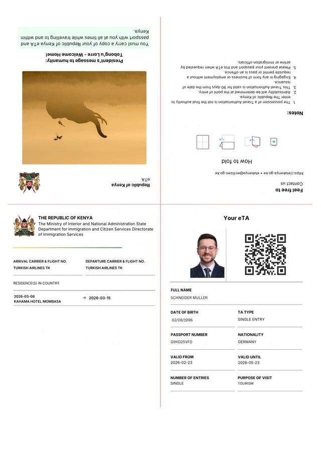 Approved Kenya Conference eTA