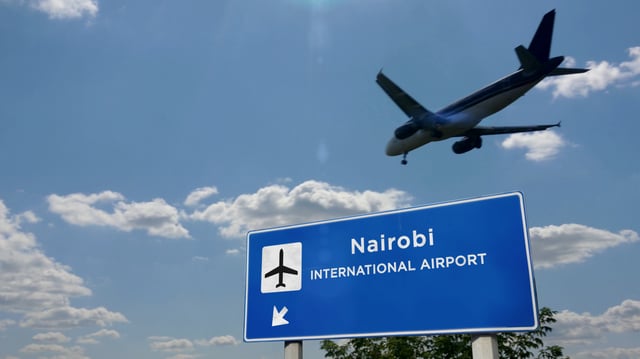 Nairobi International Airport Sign