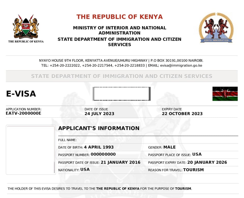 Kenya eVisa