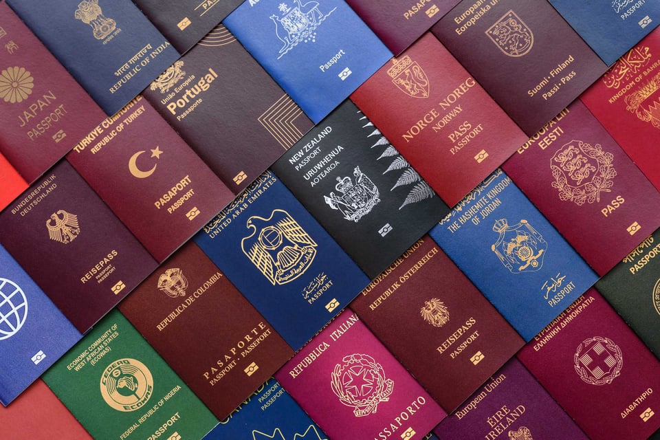 A Collection Of Passports