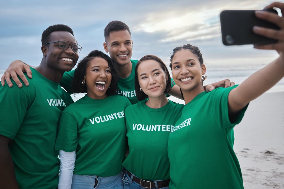 Group Of Volunteers