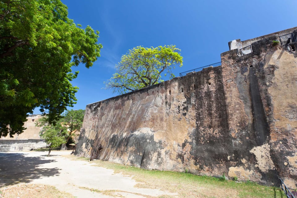 Historic Fort Jesus Walls Mombasa