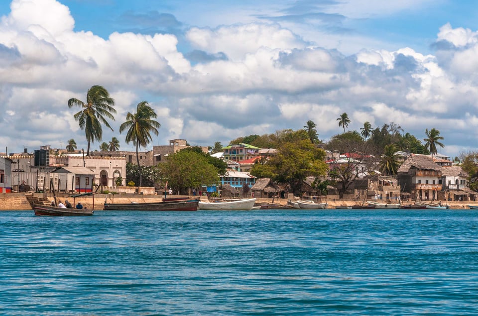 Lamu Old Town Waterfront Kenya Unesco World Heritage Site
