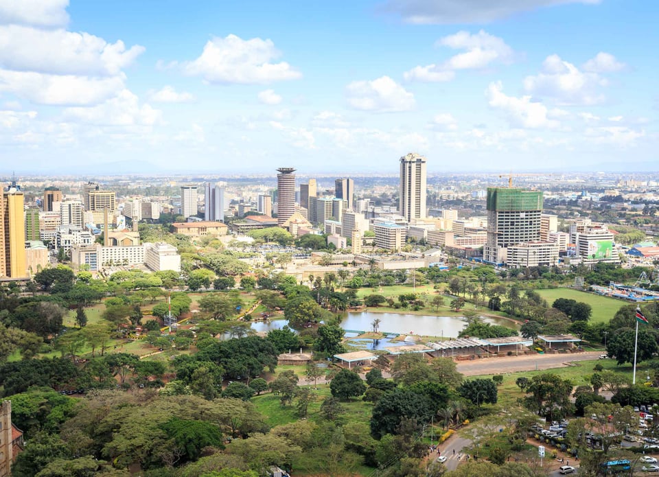 Nairobi Cityscape During The Daytime
