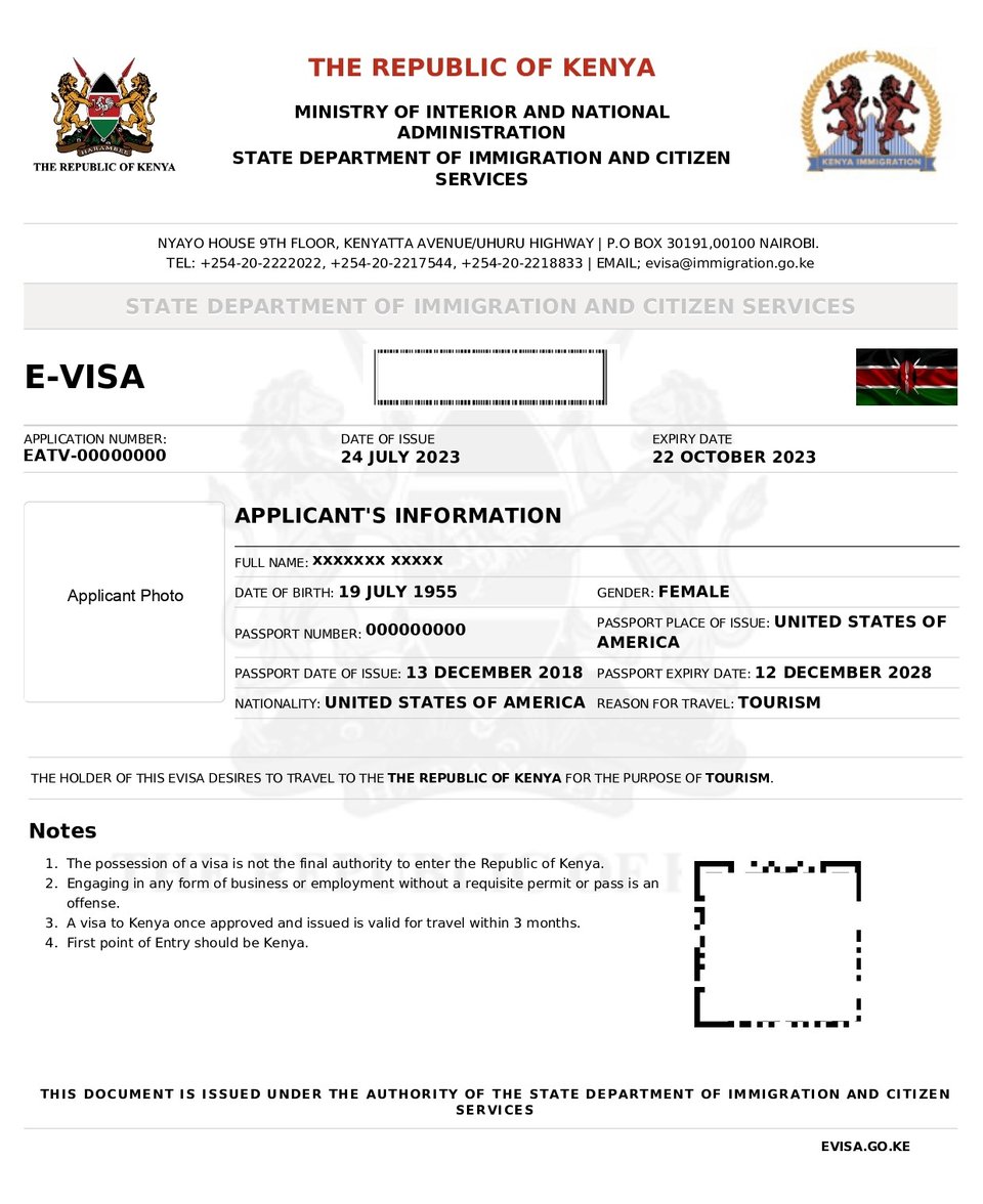 Online eTA Application