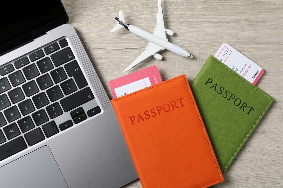 Passport And Online Eta Concept