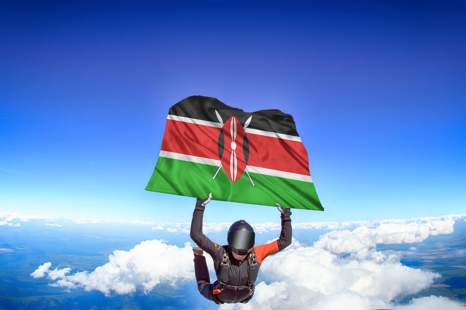 Sky Diving In Kenya