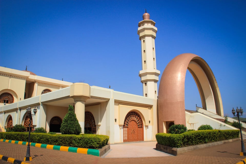 Uganda National Mosque Exterior In Kampala