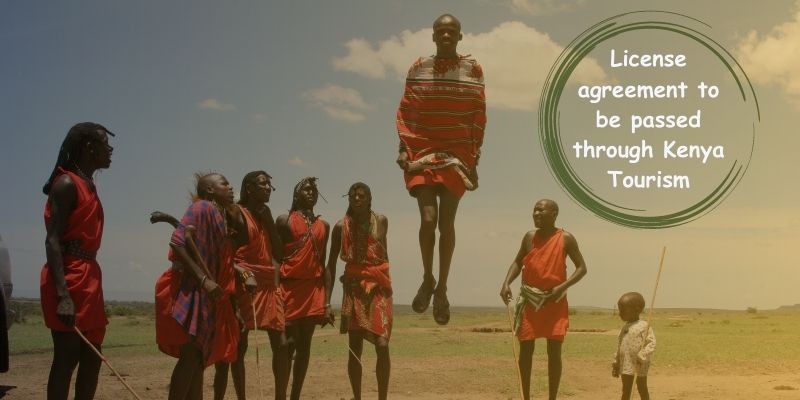 Le contrat de licence doit être passé par Kenya Tourism