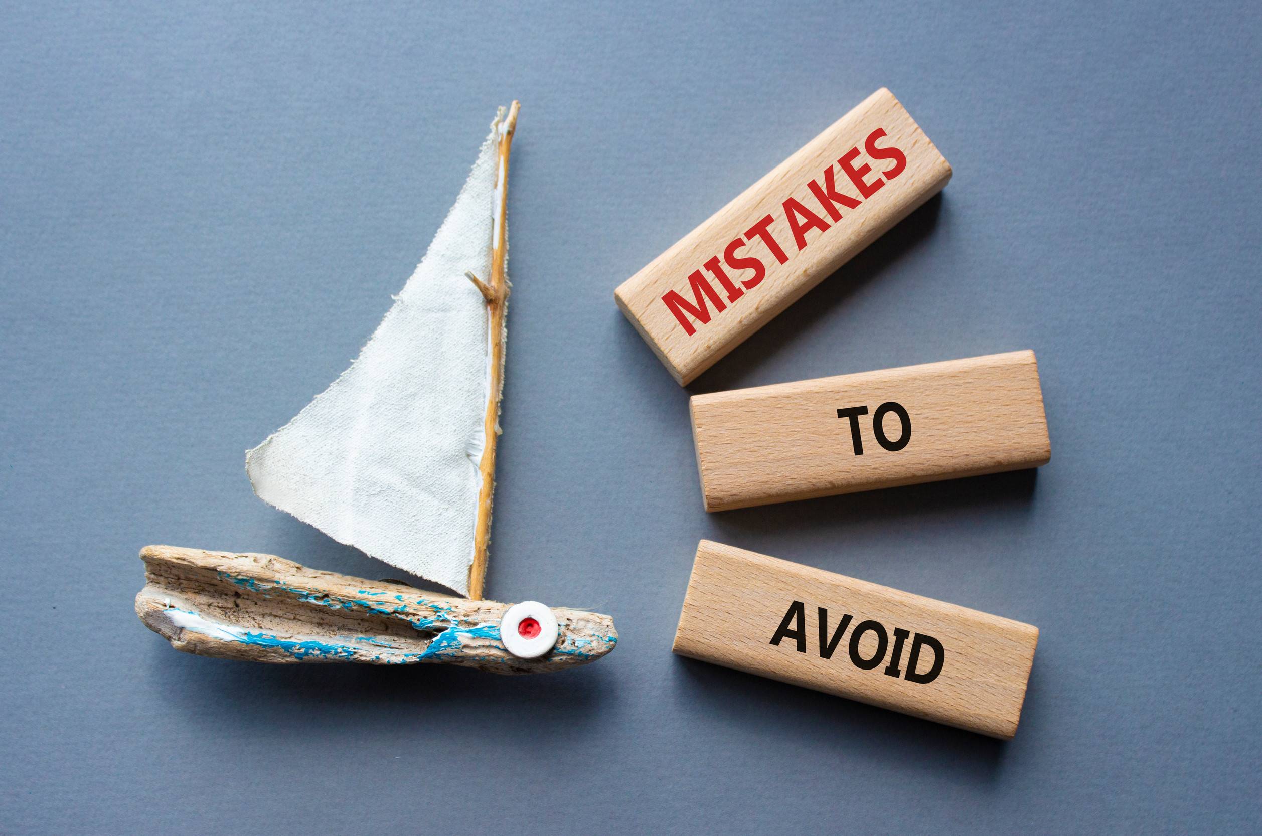 Mistakes To Avoid Symbol Wooden Blocks With Words Mistakes