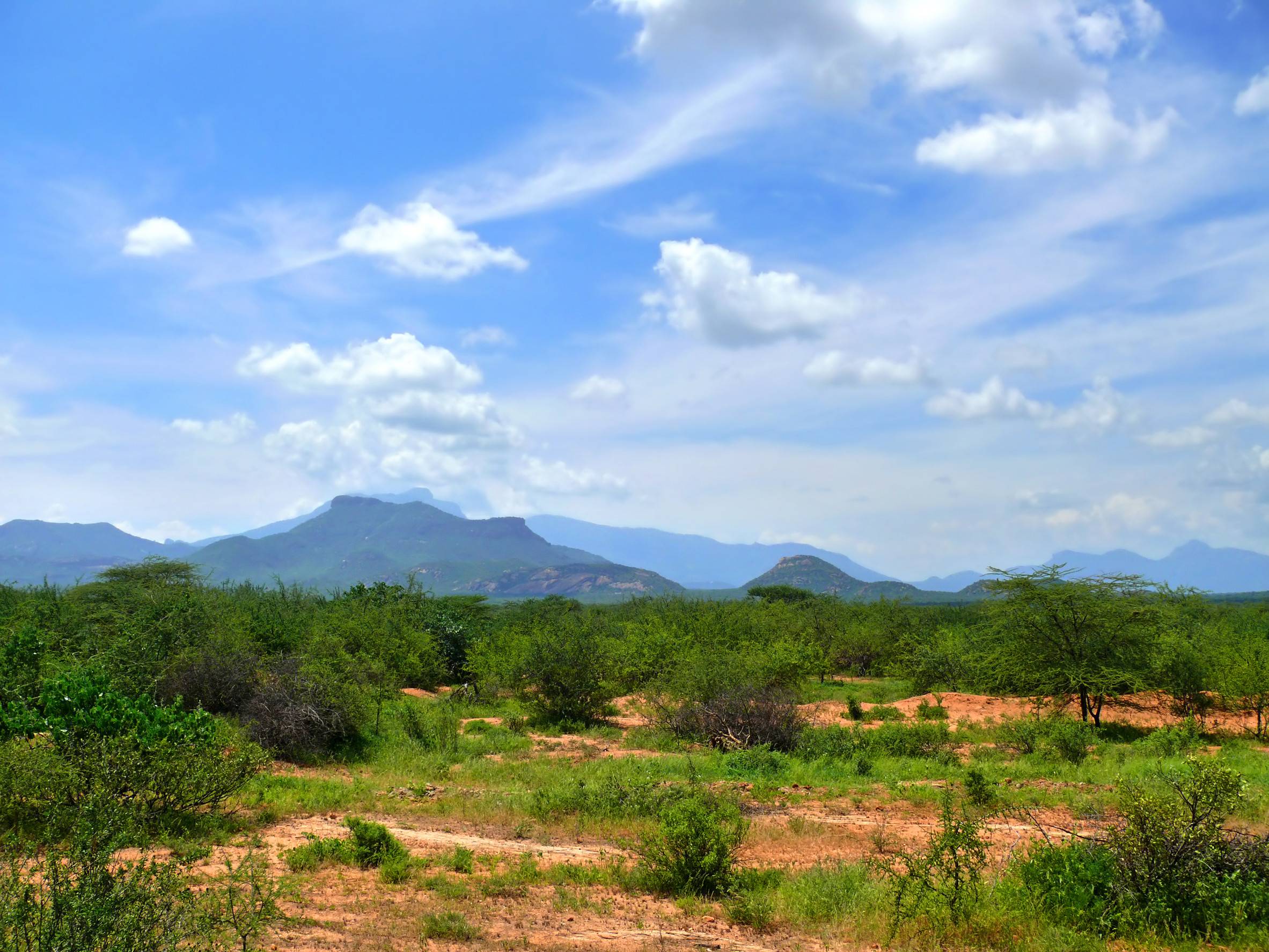 Mountains Landscape Nature Africa Kenya
