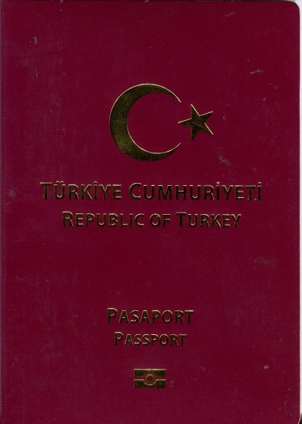 Front Cover of Turkey Passport